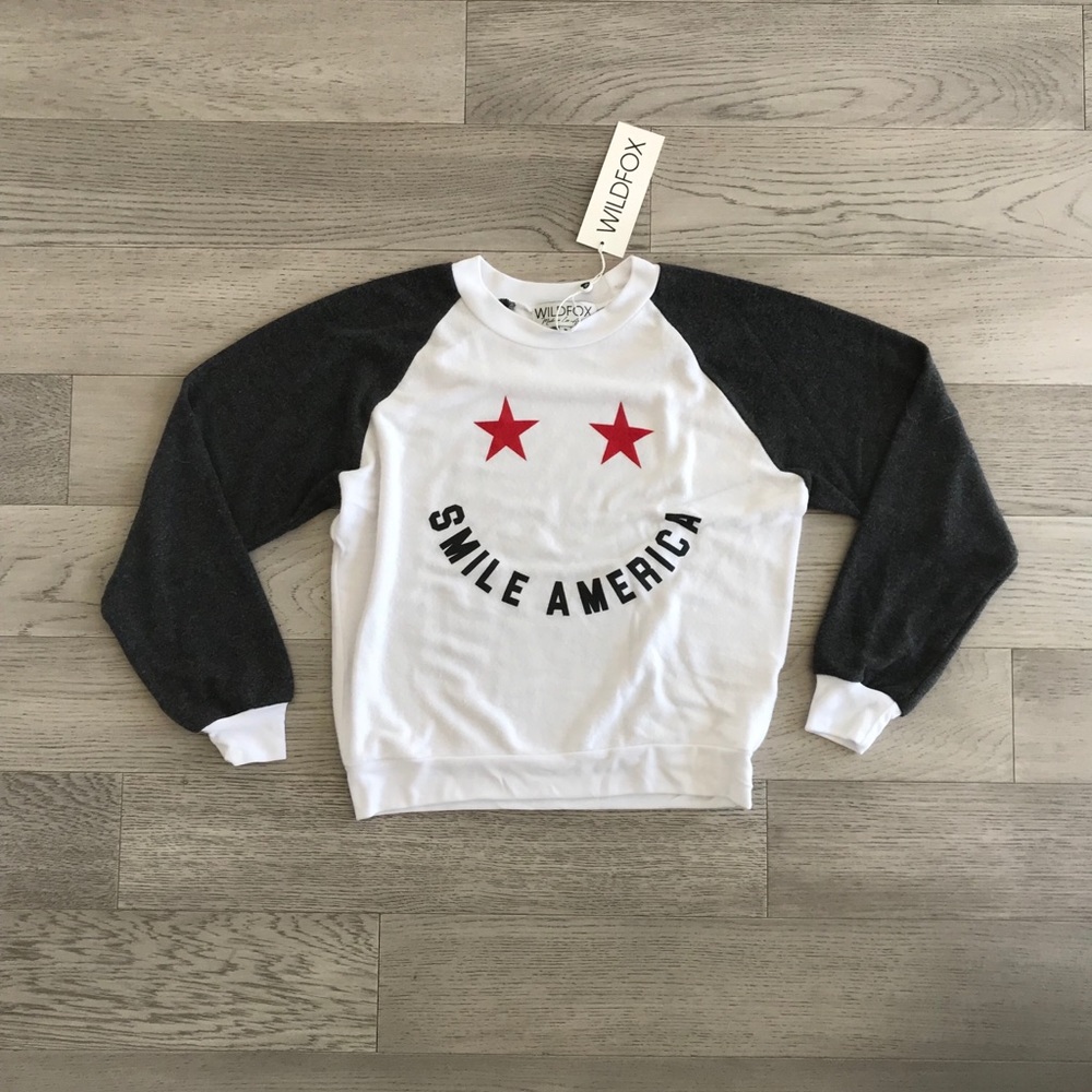 Wild fox America sweater - S
